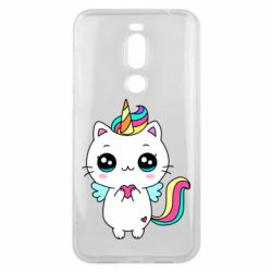 Чехол для Meizu X8 The cat is unicorn - PrintSalon