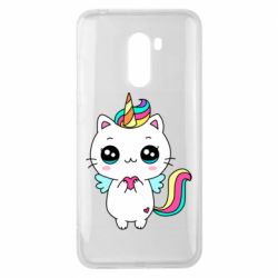 Чехол для Xiaomi Pocophone F1 The cat is unicorn - PrintSalon