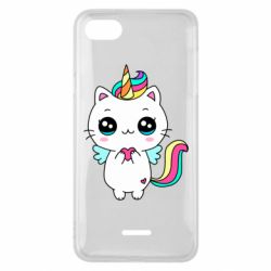 Чехол для Xiaomi Redmi 6A The cat is unicorn - PrintSalon