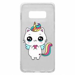 Чехол для Samsung S10e The cat is unicorn - PrintSalon