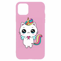 Чехол для iPhone 11 The cat is unicorn - PrintSalon