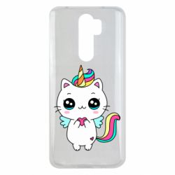 Чехол для Xiaomi Redmi Note 8 Pro The cat is unicorn - PrintSalon