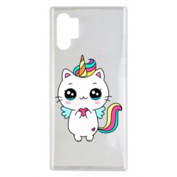 Чехол для Samsung Note 10 Plus The cat is unicorn - PrintSalon