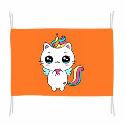 Флаг The cat is unicorn - PrintSalon