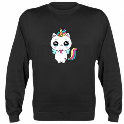 Cвитшот The cat is unicorn - PrintSalon