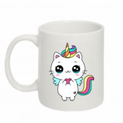 Чашка 320ml The cat is unicorn