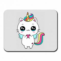 Коврик для мыши The cat is unicorn - PrintSalon