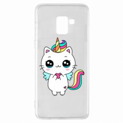 Чехол для Samsung A8+ 2018 The cat is unicorn - PrintSalon