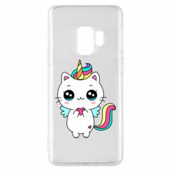 Чехол для Samsung S9 The cat is unicorn - PrintSalon