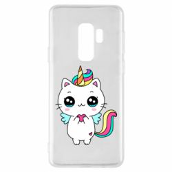 Чехол для Samsung S9+ The cat is unicorn - PrintSalon