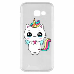 Чехол для Samsung A5 2017 The cat is unicorn - PrintSalon