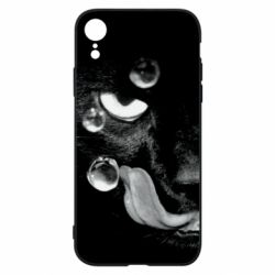Чохол для iPhone XR The cat licked - PrintSalon