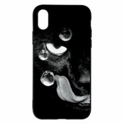 Чохол для iPhone X/Xs The cat licked - PrintSalon