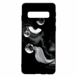 Чохол для Samsung S10 The cat licked - PrintSalon