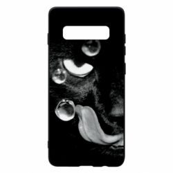 Чохол для Samsung S10+ The cat licked - PrintSalon