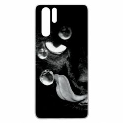 Чохол для Huawei P30 Pro The cat licked - PrintSalon