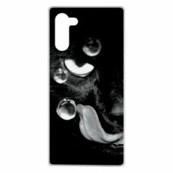 Чохол для Samsung Note 10 The cat licked - PrintSalon