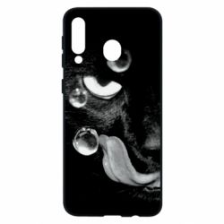 Чохол для Samsung M30 The cat licked - PrintSalon