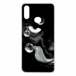 Чохол для Samsung A10s The cat licked - PrintSalon