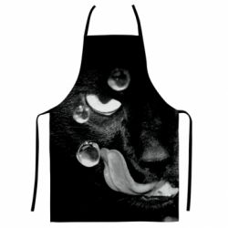 Фартух з 3D принтом The cat licked - PrintSalon