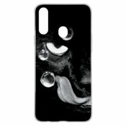 Чохол для Samsung A20s The cat licked - PrintSalon