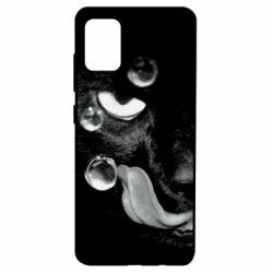 Чохол для Samsung A51 The cat licked - PrintSalon