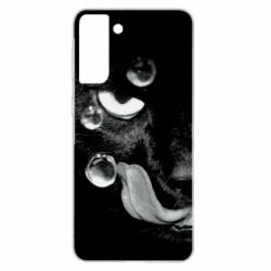 Чохол для Samsung S21+ The cat licked - PrintSalon