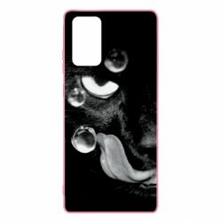Чохол для Samsung Note 20 The cat licked - PrintSalon