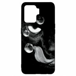 Чохол для Oppo Reno 5 Lite The cat licked - PrintSalon