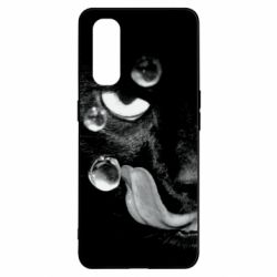 Чохол для Oppo Find X2The cat licked - PrintSalon