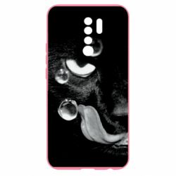 Чохол для Xiaomi Redmi 9 The cat licked - PrintSalon