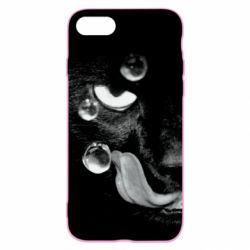 Чохол для iPhone SE 2022 The cat licked - PrintSalon