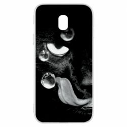 Чохол для Samsung J3 2017 The cat licked - PrintSalon