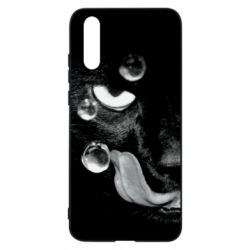 Чохол для Huawei P20 The cat licked - PrintSalon