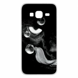 Чохол для Samsung J3 2016 The cat licked - PrintSalon