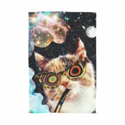 Рушник з принтом The cat smokes a pipe - PrintSalon