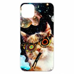 Чохол для iPhone 11 Pro Max The cat smokes a pipe - PrintSalon