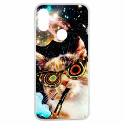 Чохол для Xiaomi Redmi Note 7 The cat smokes a pipe - PrintSalon
