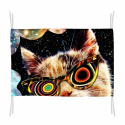 Прапор The cat smokes a pipe - PrintSalon