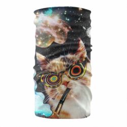 Бандана The cat smokes a pipe - PrintSalon