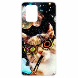Чохол для Samsung S10 Lite The cat smokes a pipe - PrintSalon