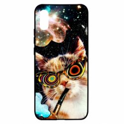 Чохол для Xiaomi Redmi 9a The cat smokes a pipe - PrintSalon