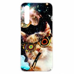 Чохол для Realme 6 Pro The cat smokes a pipe - PrintSalon