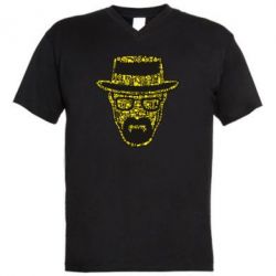 Чоловіча футболка з V-подібним вирізом The Chronicle Walter White - PrintSalon