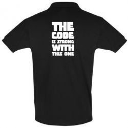 Мужское поло The code is strong with this one - PrintSalon