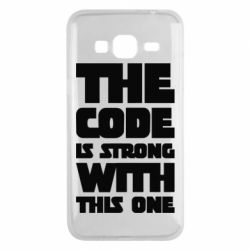 Чехол для Samsung J3 2016 The code is strong with this one