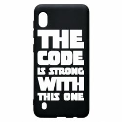 Чехол для Samsung A10 The code is strong with this one - PrintSalon