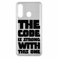 Чехол для Samsung M40 The code is strong with this one - PrintSalon