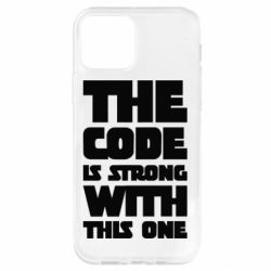 Чехол для iPhone 12 The code is strong with this one - PrintSalon