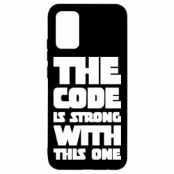 Чехол для Samsung A02s/M02s The code is strong with this one - PrintSalon